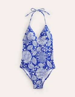 Swimwear-Boden Symi String Swimsuit-Surf The Web, Gardenia Swirl SurfTheWeb,GardeniaSwirl