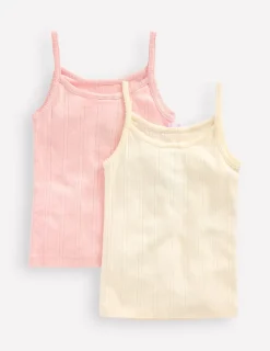 Underwear-Boden Tank Top 2 Pack-Pointelle Stripe PointelleStripe