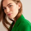 Jewelry-Boden T-Bar Hoop Earrings- Gold