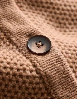 Sweaters & Cardigans-Boden Textured Stitch Cardigan-Praline Brown PralineBrown