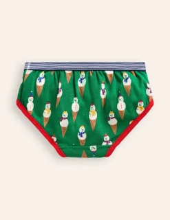 Socks & Underwear-Boden Underwear 5 Pack-Multi Christmas MultiChristmas
