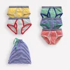 Socks & Underwear-Boden Underwear 5 Pack-Rainbow Stripes RainbowStripes