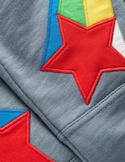 Joggers & Sweatpants-Boden Warrior Knee Sweatpants-Colbart Grey Rainbow Star ColbartGreyRainbowStar