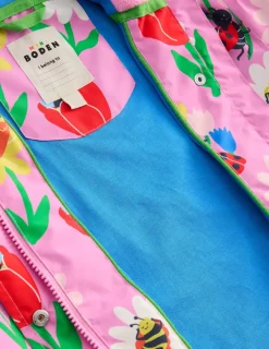 Coats & Jackets-Boden Waterproof Fisherman's Jacket-Pink Spring Garden PinkSpringGarden