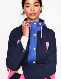 Jackets & Coats-Boden Wells Waterproof Coat- Colourblock