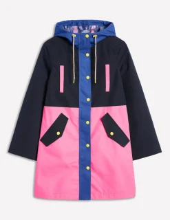 Jackets & Coats-Boden Wells Waterproof Coat- Colourblock