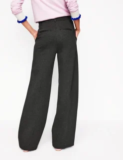 Pants | Suits & Tailoring-Boden Westbourne Ponte Trousers-Charcoal Marl CharcoalMarl