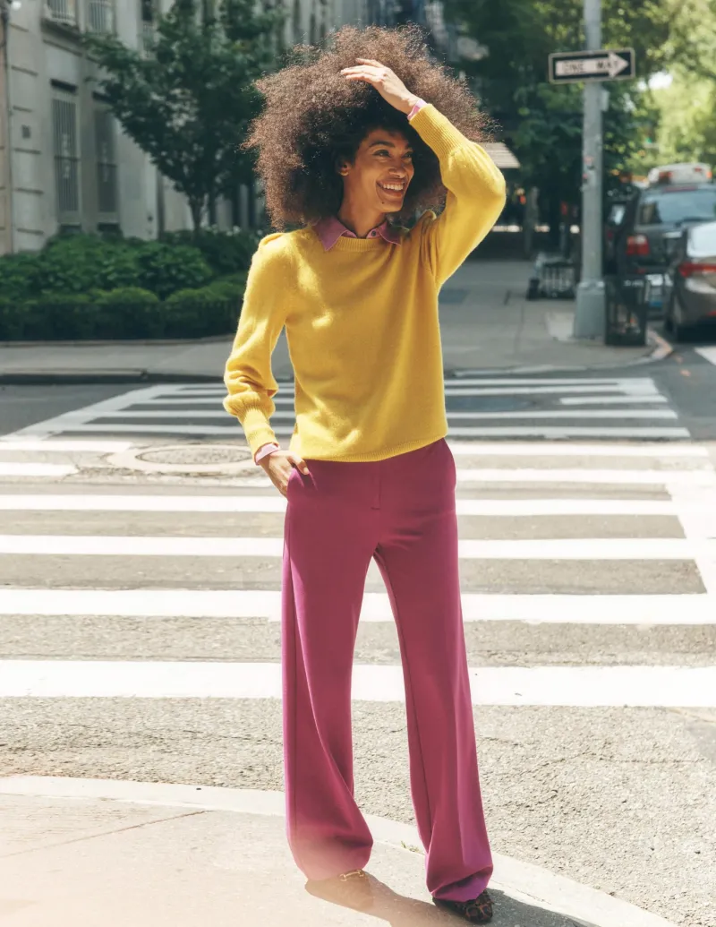 Pants | Suits & Tailoring-Boden Westbourne Ponte Trousers-Regal Purple RegalPurple