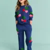 Pants & Jeans-Boden Wide Leg Applique Jogger-Starboard Blue Cherries StarboardBlueCherries