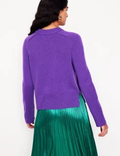 Sweaters & Cardigans-Boden Wide Sleeve Cashmere Sweater-Ameythyst Purple AmeythystPurple