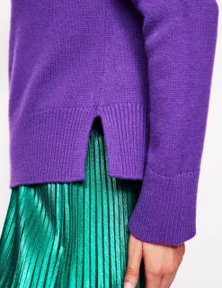 Sweaters & Cardigans-Boden Wide Sleeve Cashmere Sweater-Ameythyst Purple AmeythystPurple