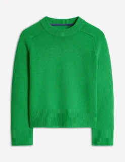 Sweaters & Cardigans-Boden Wide Sleeve Cashmere Sweater-Bright Green BrightGreen