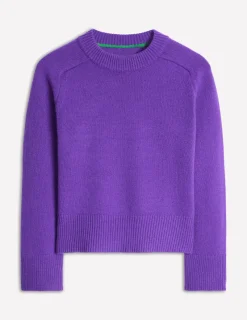 Sweaters & Cardigans-Boden Wide Sleeve Cashmere Sweater-Ameythyst Purple AmeythystPurple