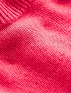 Sweaters & Cardigans-Boden Wide Sleeve Cashmere Sweater-Camelia Pink CameliaPink